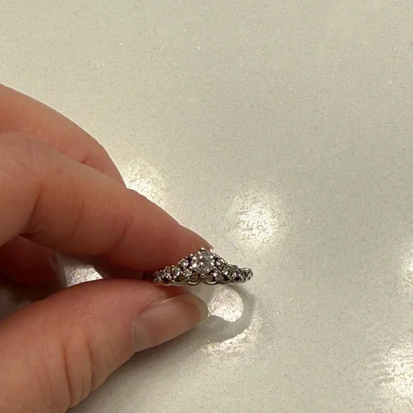 Pandora Sterling Silver Tiara Ring - Picture 2 of 5